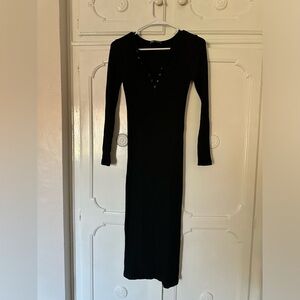 Zara Henley Midi Dress